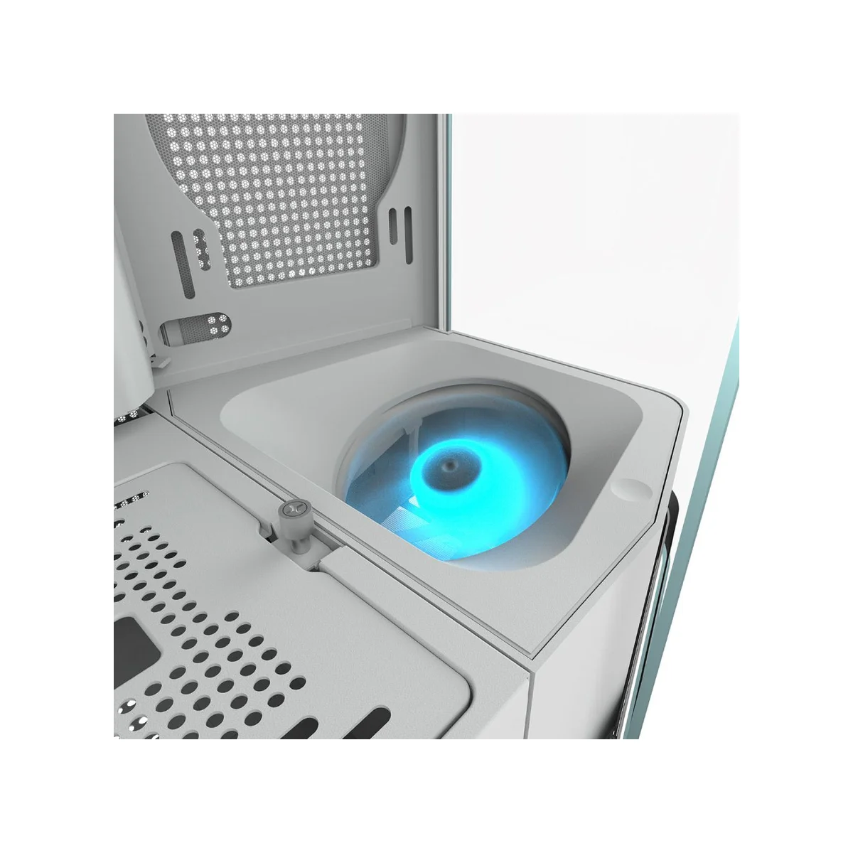 Cougar FV270 Glass RGB Panoramic E-ATX Gaming Case - White - Fv270-White-RGB view 5