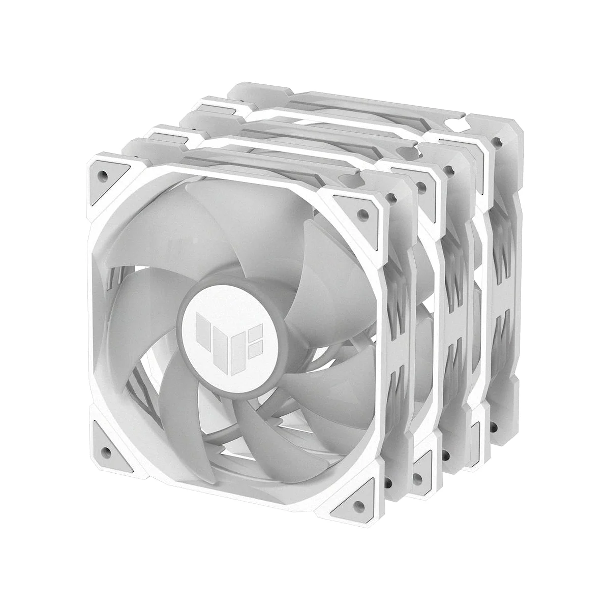 Asus TUF Gaming TR120 ARGB Triple Pack Case Fans - White - 90DA0093-B09020 view 4