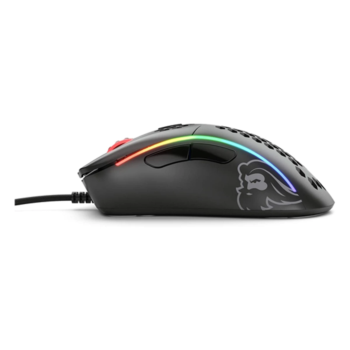 Glorious Model D Minus Gaming Mouse - Matte Black (Matte Black, 61g, 12000 DPI, 6 Buttons, Omron Switches) - GLO-MS-DM-MB view 4