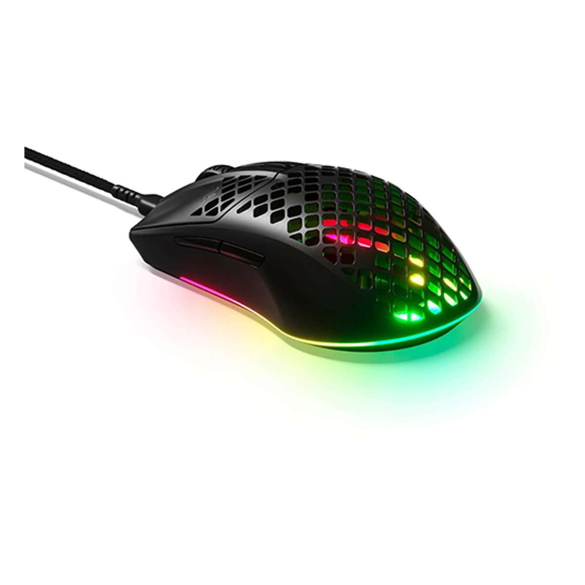 SteelSeries Aerox 3 2022 Edition Lightweight Wired Optical Gaming Mouse - Black (TrueMove Core, 8500 DPI, 57g) - 62611 view 2