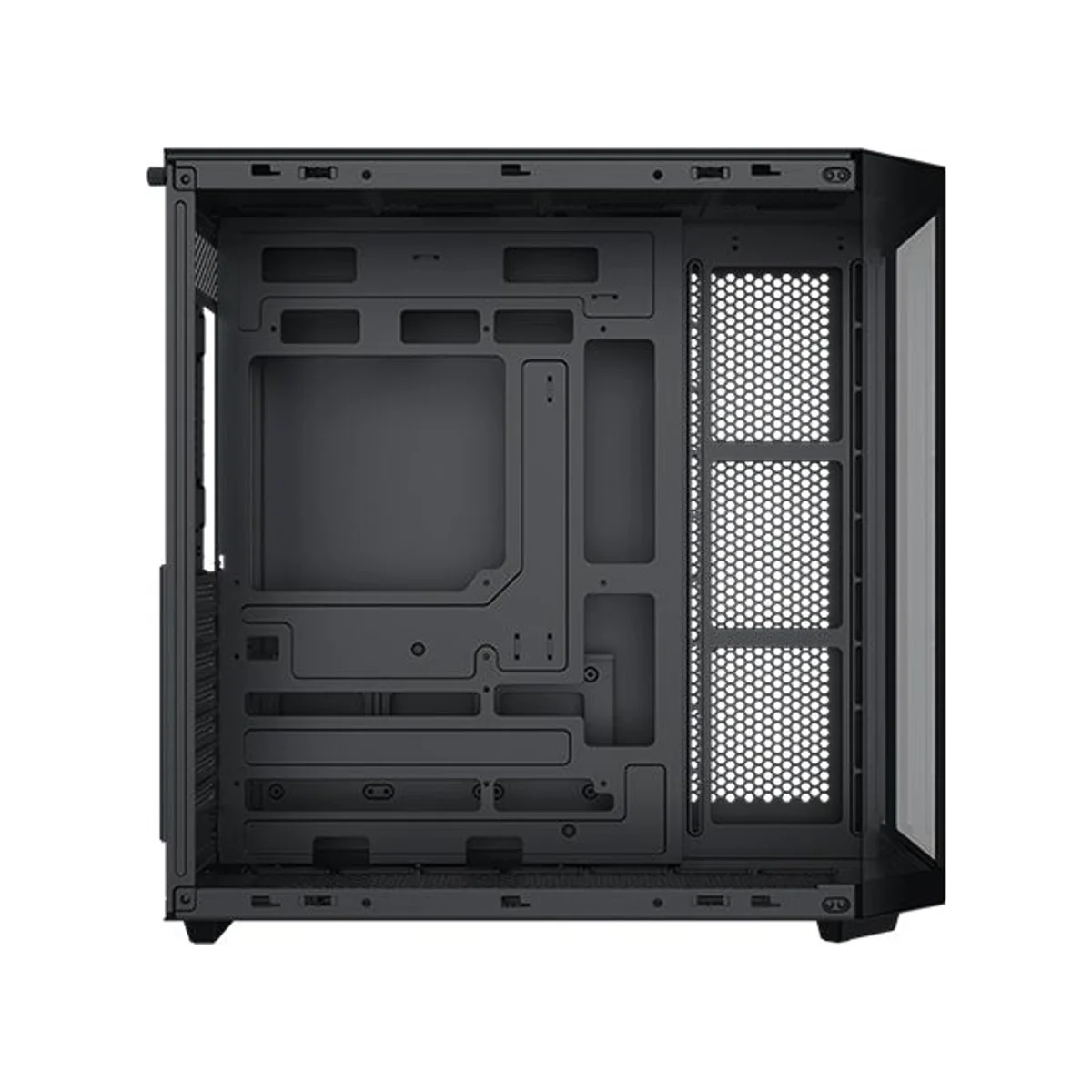 Xigmatek CUBI II Tempered Glass Mid-Tower Gaming Case - Black - EN45486 view 6