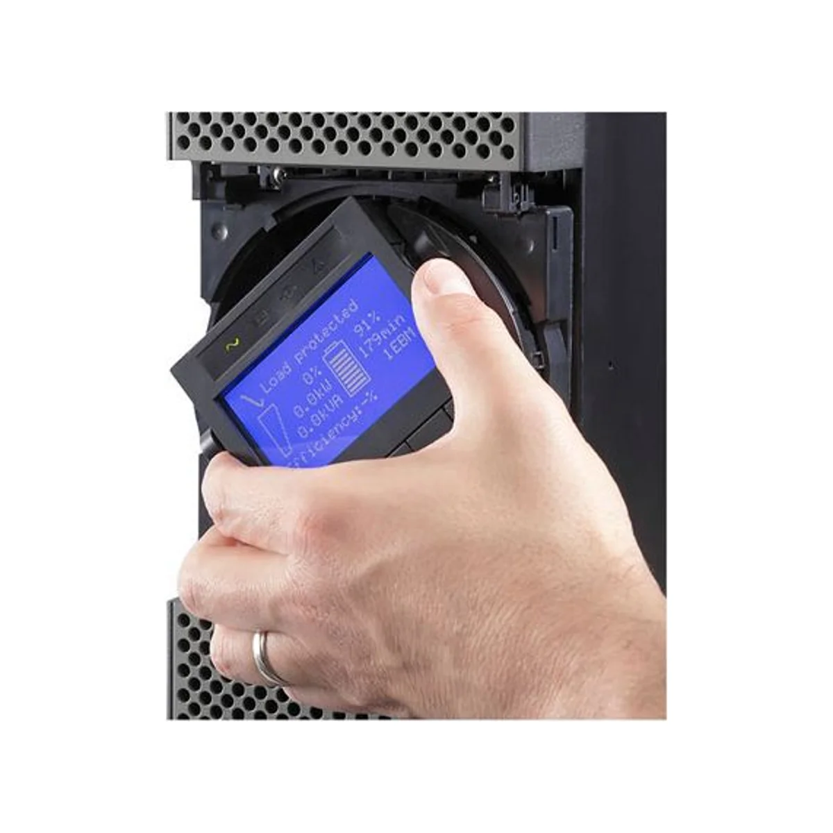 EATON 9PX 11000i HotSwap 9PX11KIBP Online/Double-conversion UPS (11 kVA, 10 kW, 0.9 PF, Hot-swappable Batteries) - 9PX11KIBP view 6