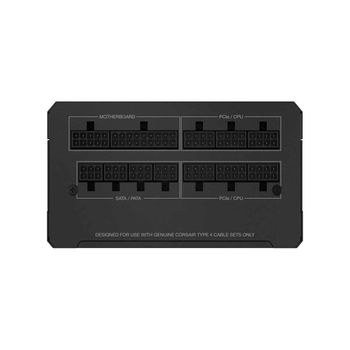Corsair RMe Series RM1200e 1200W 80+ Gold PCIe5 ATX 3.1 Fully Modular Power Supply - Black - CP-9020258-UK view 4