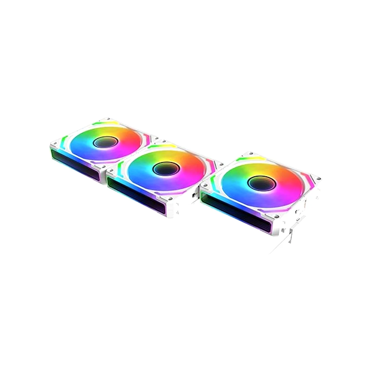 Xigmatek Starlink Ultra Arctic 3X Easy Clip PWM ARGB Fans - White - EN40856 view 3