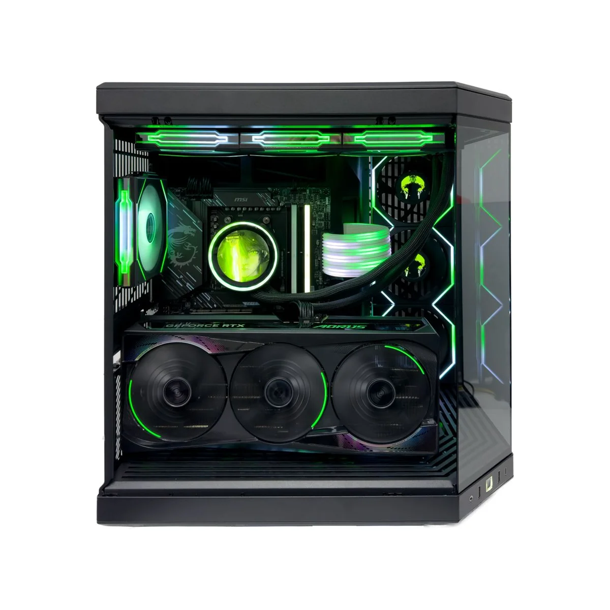 Gaming PC Master Desktop (Ryzen 7 9800X3D, 32GB DDR5, RTX 5080 16GB) - Gaming_PC_Master view 3