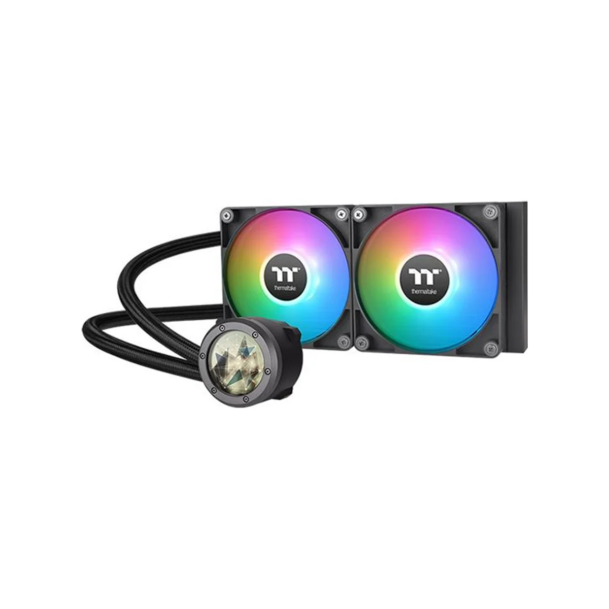 Thermaltake TH240 V2 Ultra ARGB Sync AIO CPU Liquid Cooler - Black - CL-W383-PL12SW-A