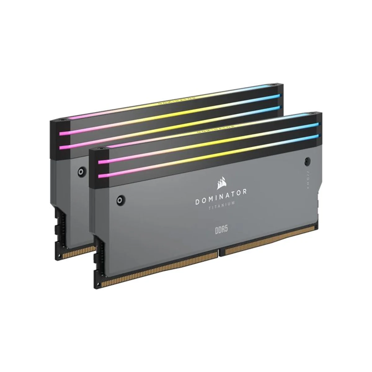Corsair Dominator Titanium RGB 64 GB (2X32) DDR5 6000MHz RAM Memory (CL30, Grey) – cmp64gx5m2b6000z30 view 3