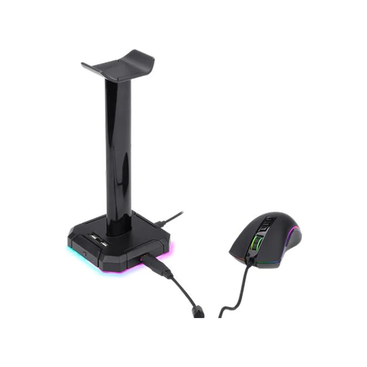 REDRAGON HA300 Scepter Pro RGB Gaming Headset Stand (10 RGB Modes, Type-C Power) - HA300 view 4