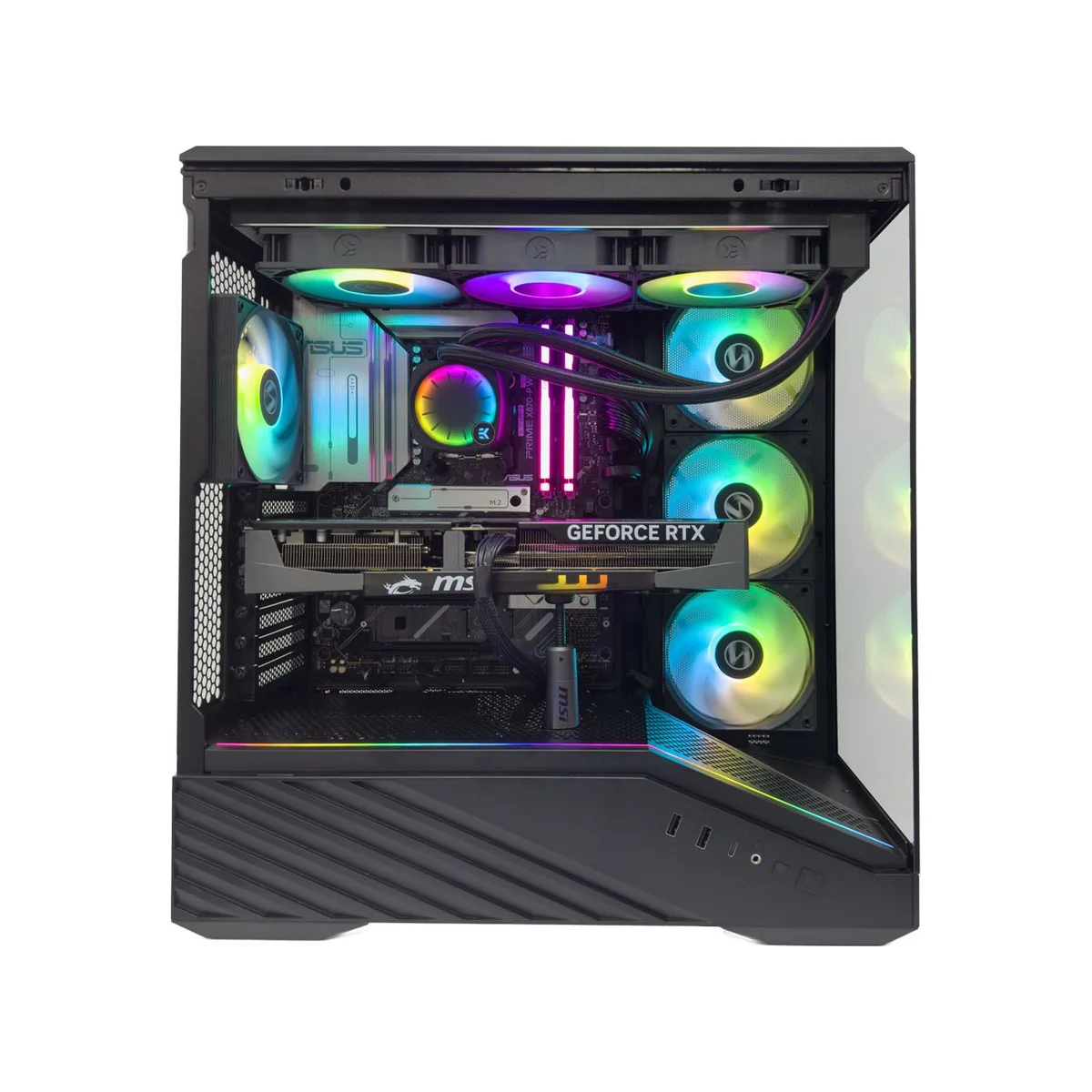 Gaming PC Vector (Ryzen 7 9800X3D, RTX 5080 16GB, 64GB DDR5) - Gaming_PC_Vector view 2