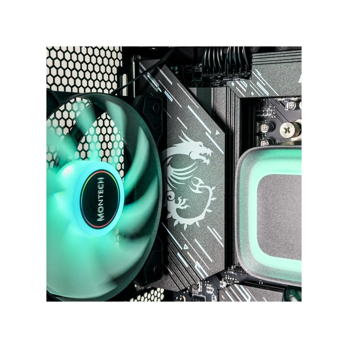 Fury Workstation Gaming PC (Ryzen 7 9850X3D, 32GB DDR5, RTX 5070 12GB) - Fury_Workstation view 5