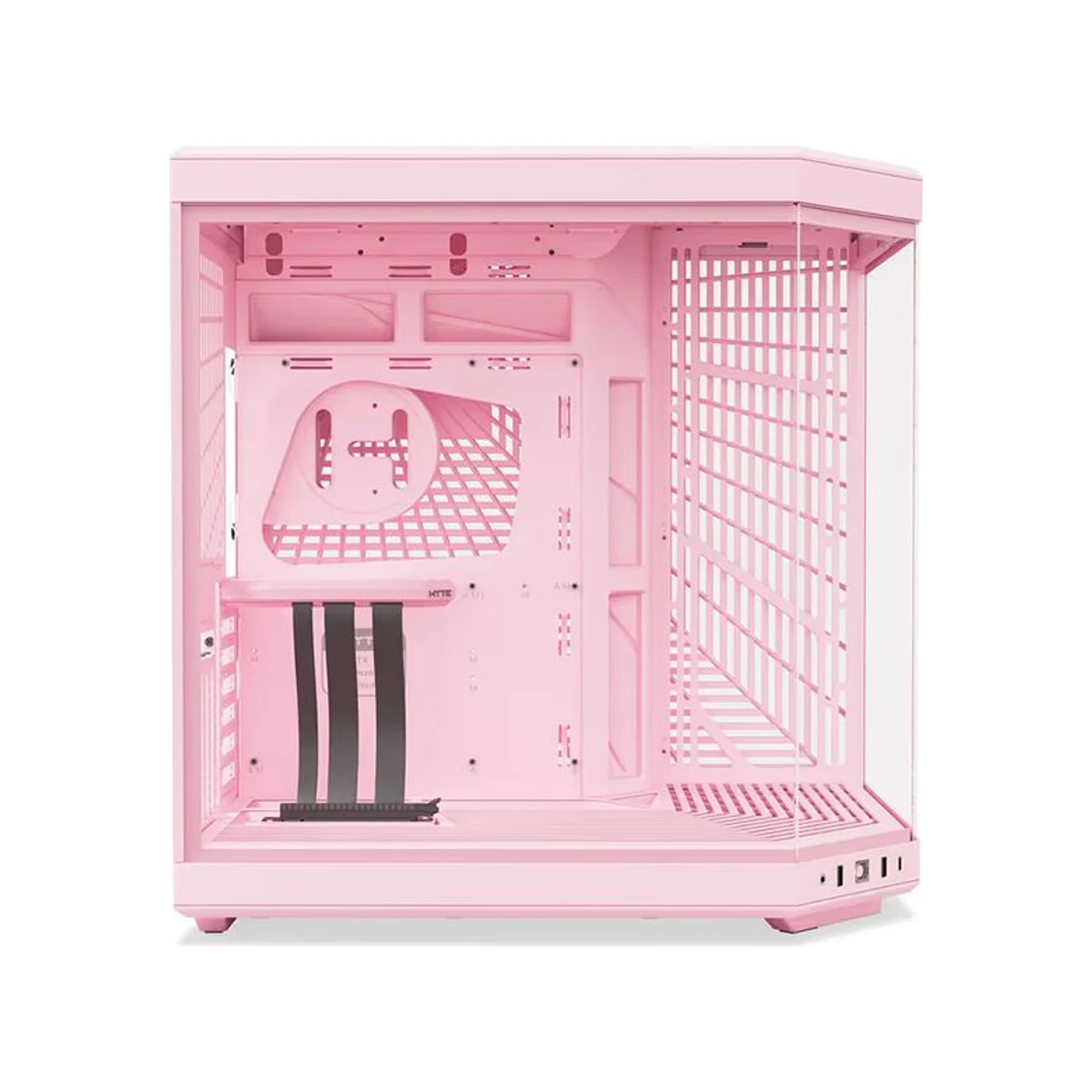 HYTE Y70 Modern Aesthetic Dual Chamber ATX Mid-Tower Case - Strawberry Milk - CS-HYTE-Y70-SM view 3