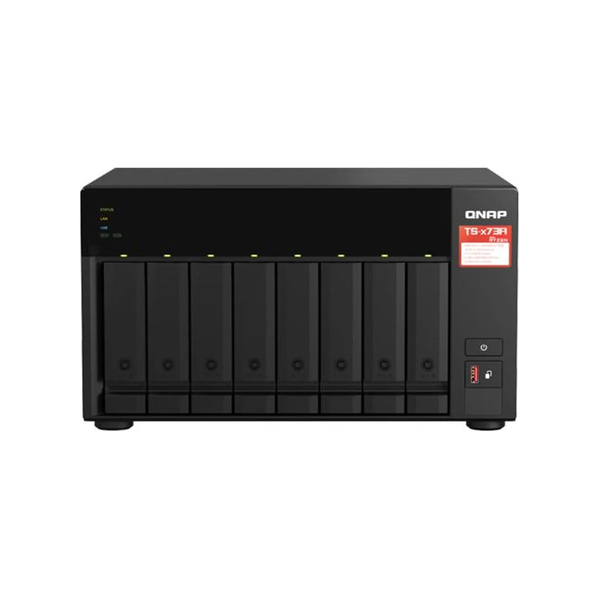 QNAP TS-873A-8G NAS BOX (AMD Ryzen Quad-Core, 2.5GbE, PCIe Expansion)