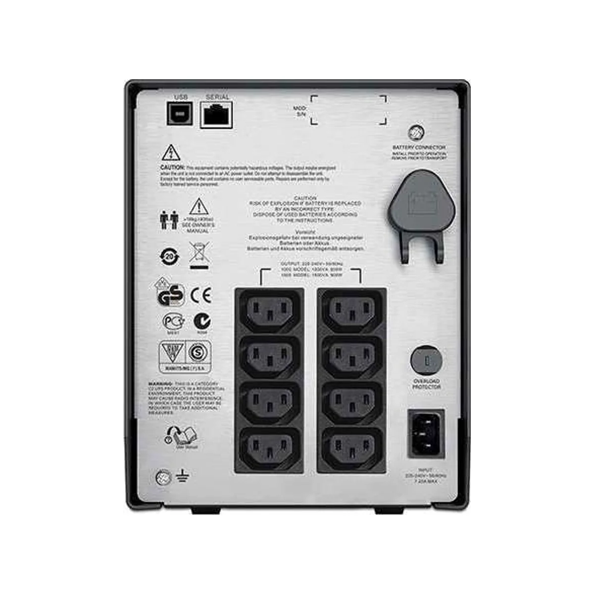 APC Smart-UPS C 1500VA LCD 230V with Smart Connect - SMC1500IC (1500VA, 900W, Pure Sine Wave, LCD Interface) view 2