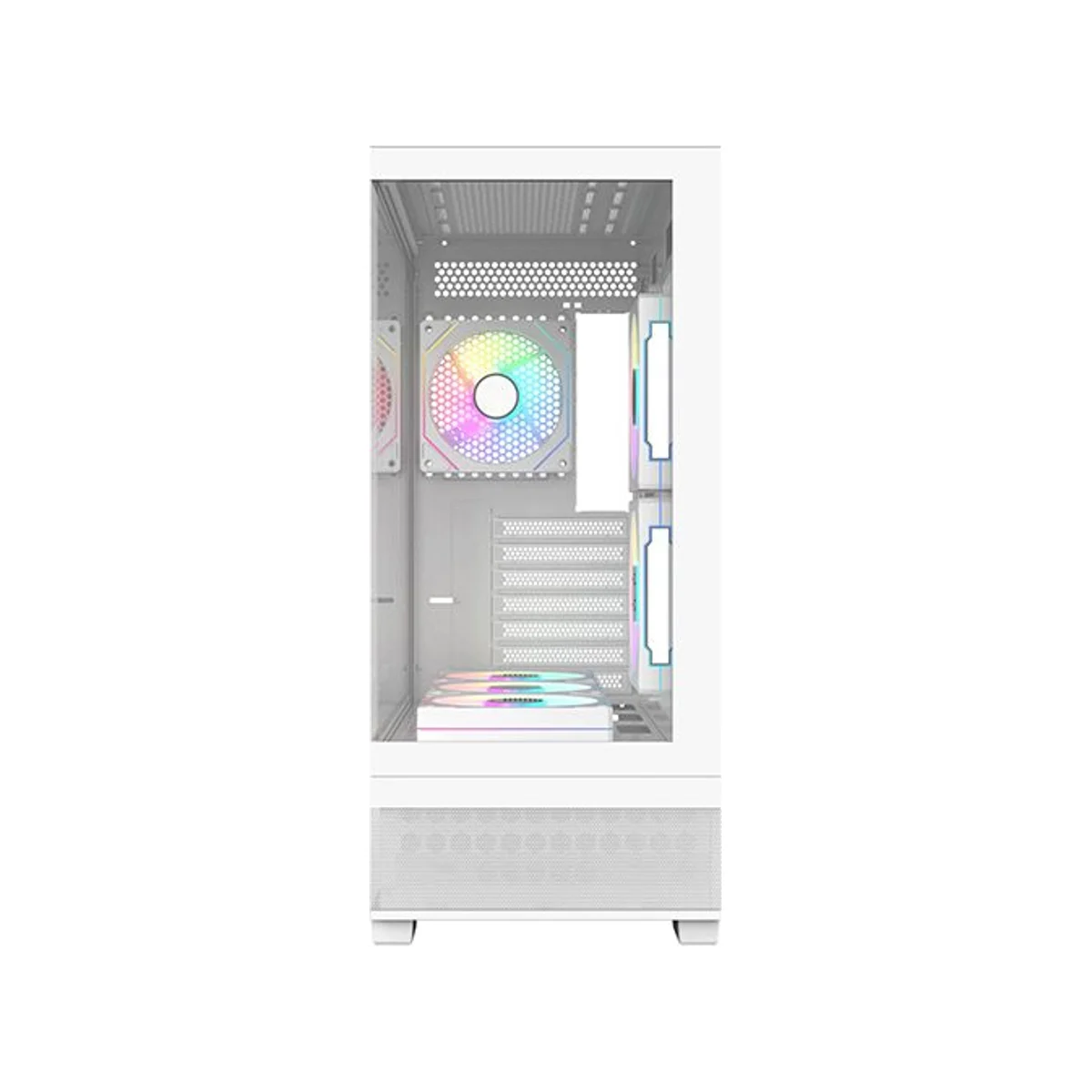 Acegeek Cruiser L460 Tempered Glass ATX Gaming Case - White - AG-CRUISER-L460-WH view 2