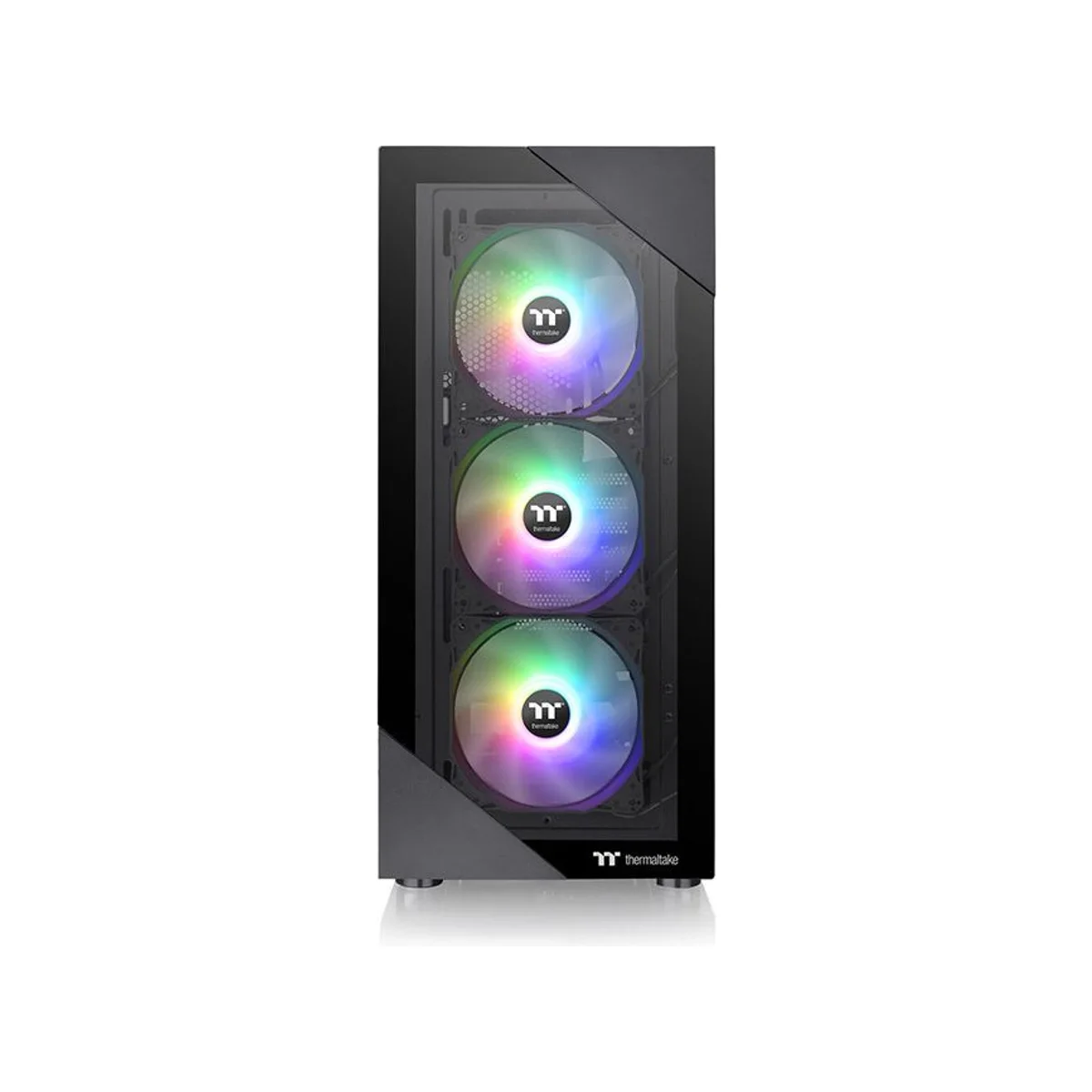 Thermaltake View 200 Tempered Glass ARGB ATX Gaming Case - Black - CA-1X3-00M1WN-00 view 3