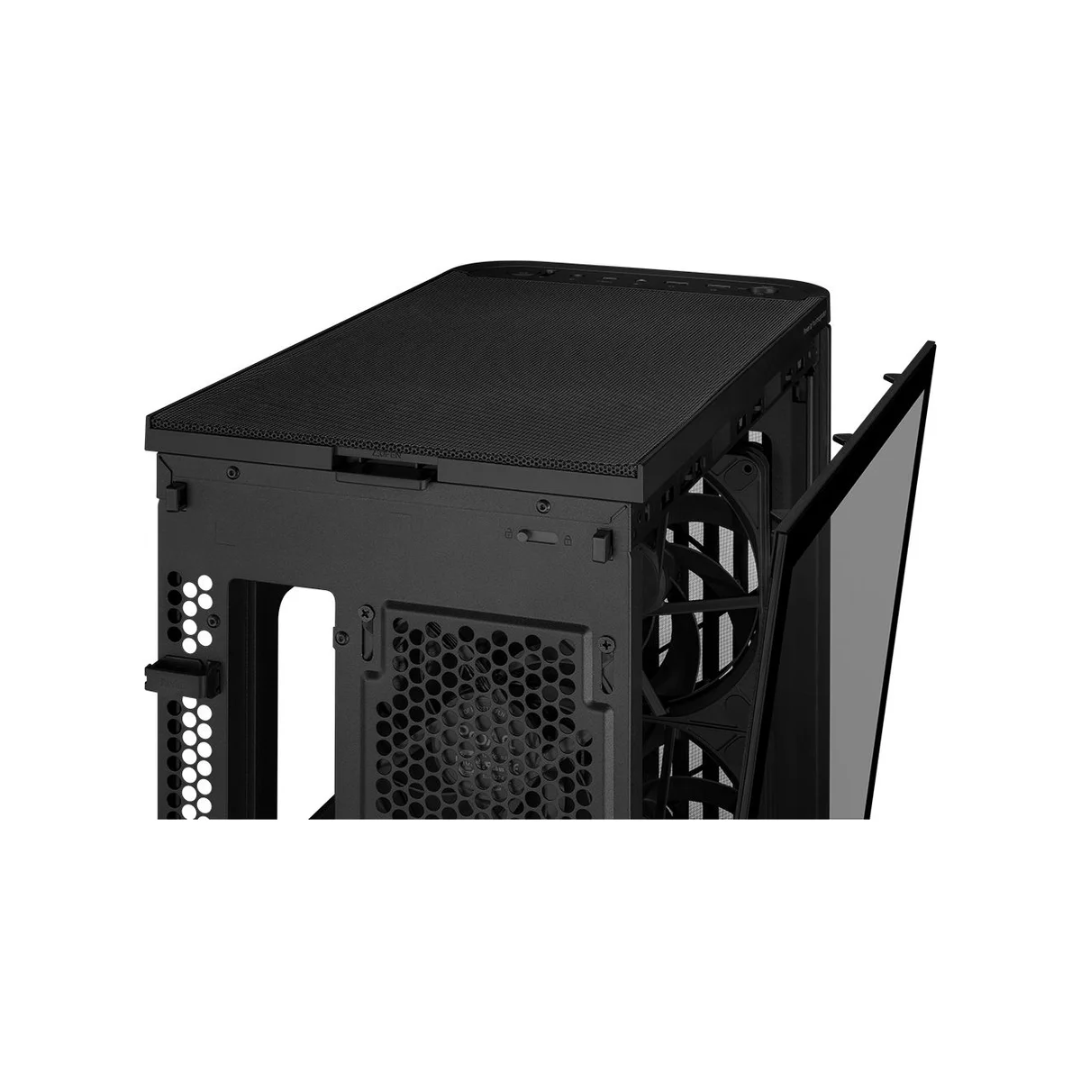 Asus ProArt PA401 Edition Tempered Glass Wood Edition ATX Gaming Case - Black - 90DC00M0-B39000 view 6