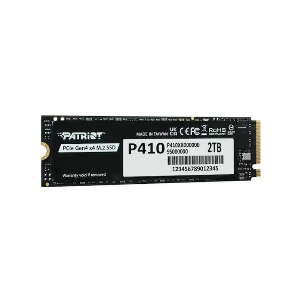 Patriot P410 2TB PCIe Gen4 x4 M.2 2280 NVMe SSD – P410P2TBM28H view 3