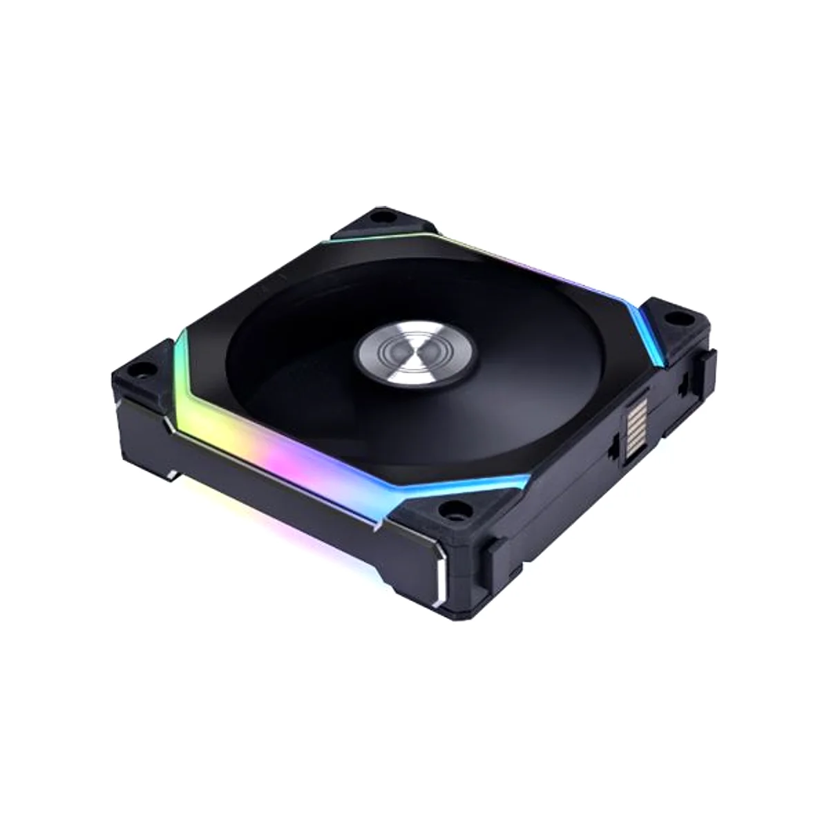 Lian Li UNI FAN SL120 V2 RGB 120mm Triple Pack Cooling Fan - Black - UF-SL120V2-3B view 3