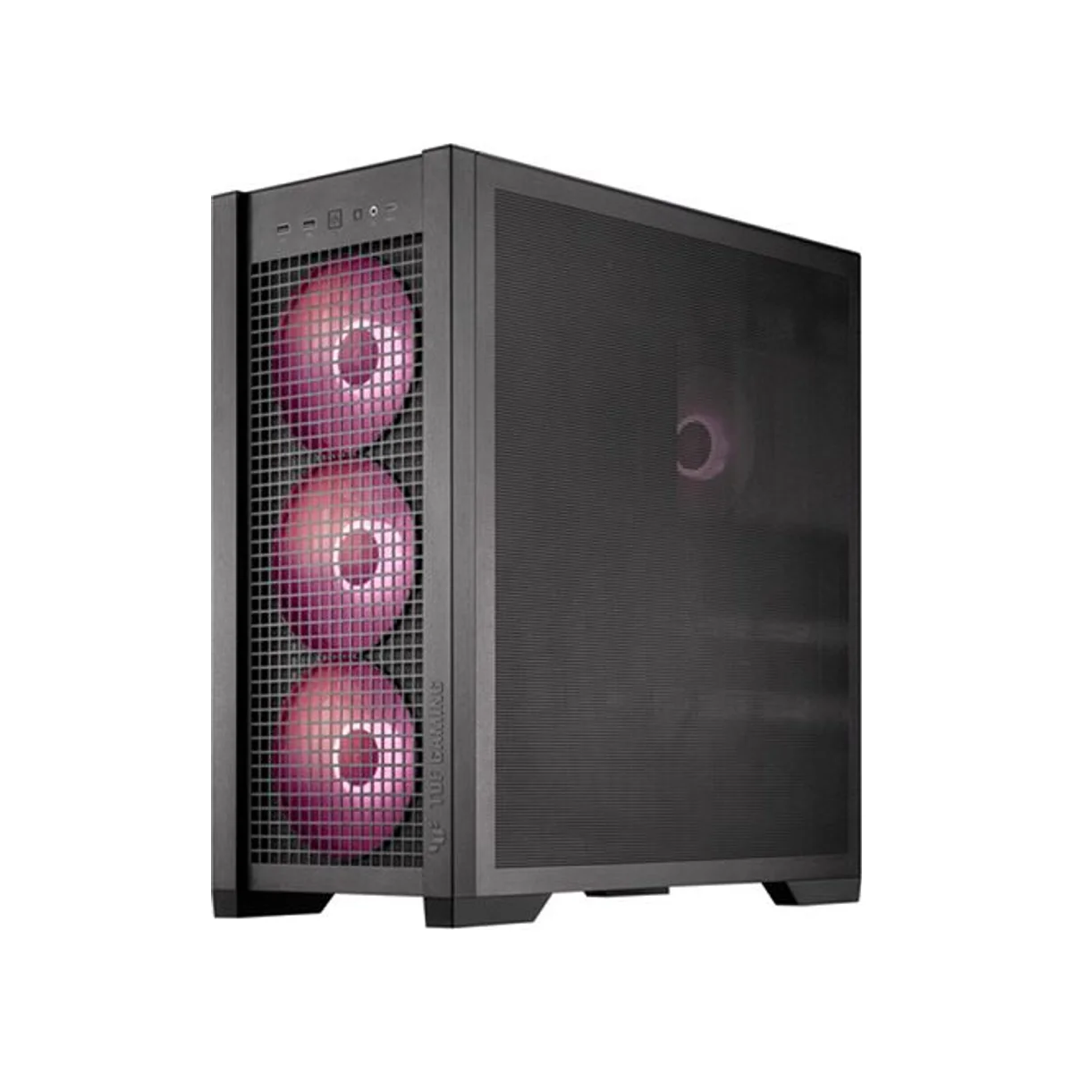 Asus TUF Gaming GT302 ARGB ATX Gaming Case - Black - 90DC00I0-B19000 view 3