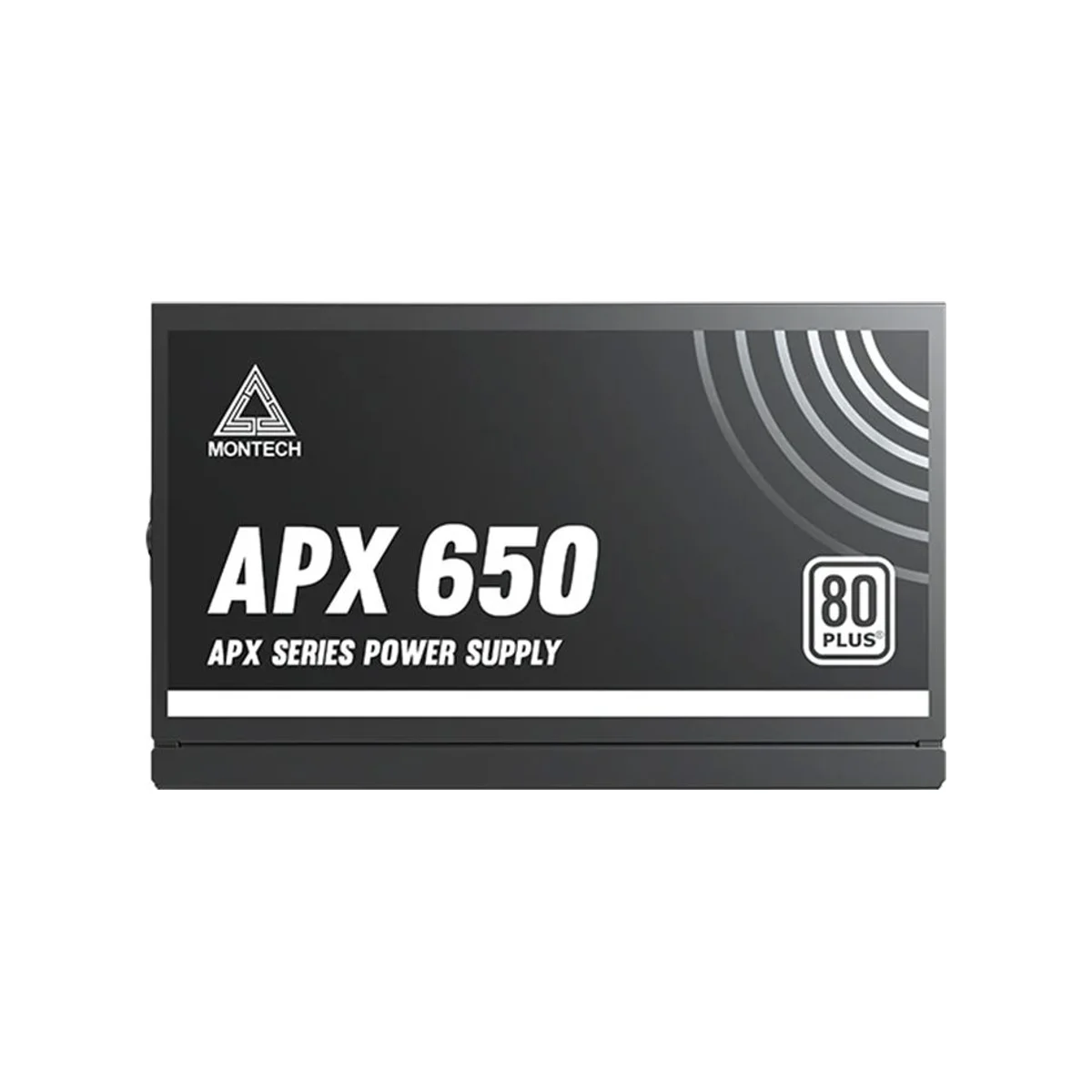 MONTECH APX 650W 80 PLUS ATX Power Supply - Black - APX-650W view 4
