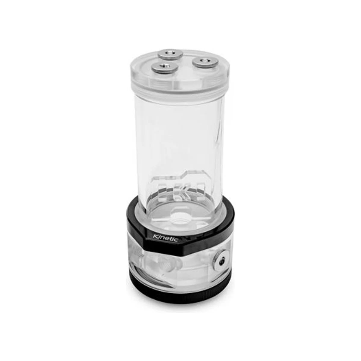 EKWB EK-Quantum Kinetic TBE 200 D5 Body D-RGB Pump - Plexi - 205mL Reservoir, 11 D-RGB LEDs, 6 G1/4" Ports - 3831109822487