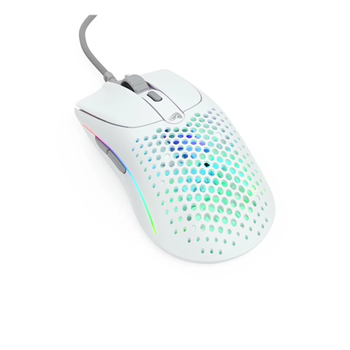 Glorious Model O 2 RGB Wired Optical Gaming Mouse - Matte White (Lightweight, 80M Click Switches, BAMF 2.0 Sensor, 650 IPS) - GLO-MS-OV2-MW view 2