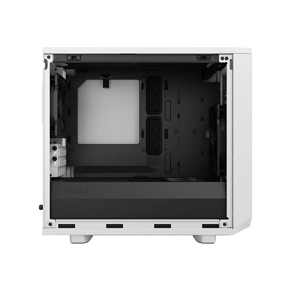 Fractal Meshify 2 Nano White TG Clear Tint Mini-ITX Computer Case (White, Tempered Glass) - FD-C-MES2N-02 view 10