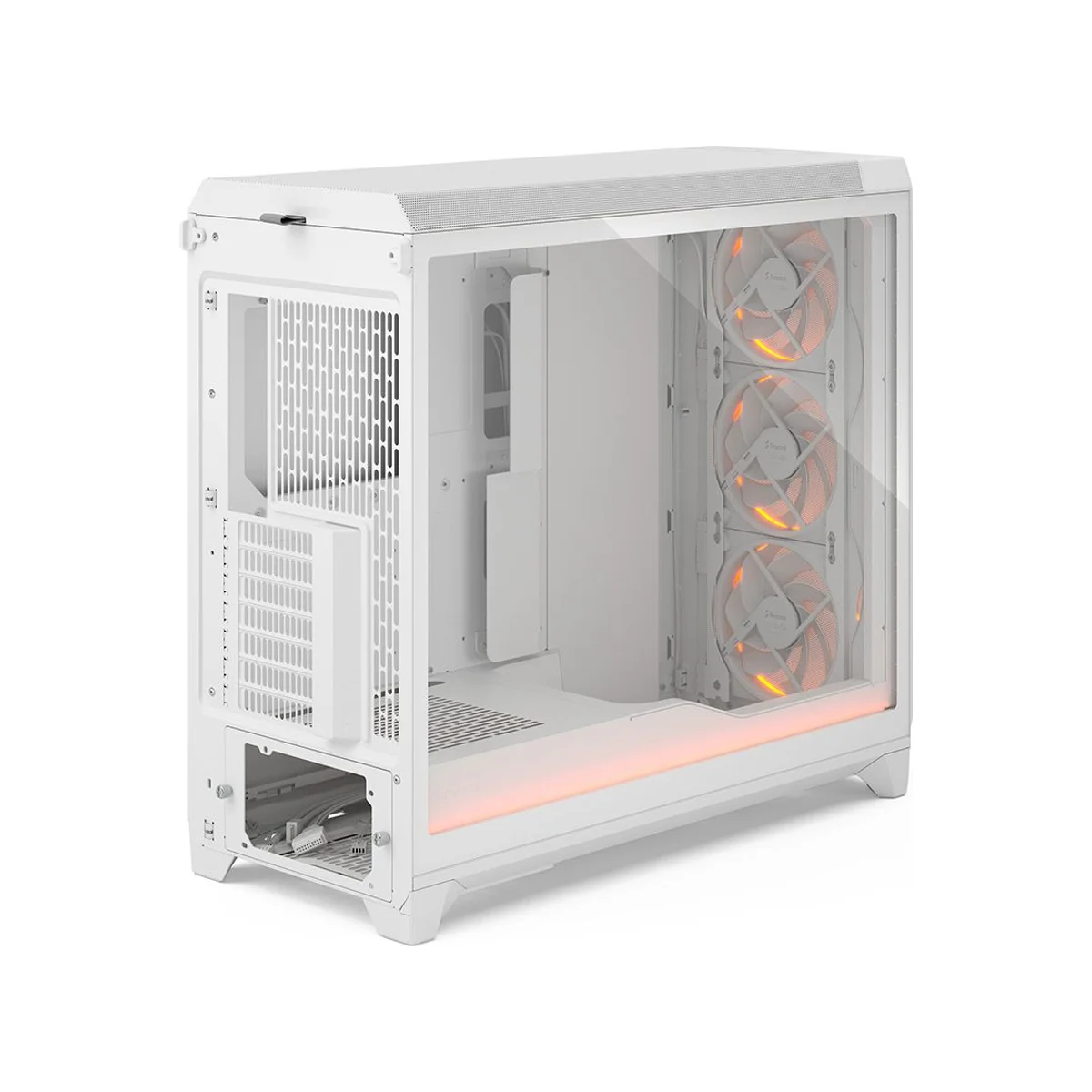 Fractal Meshify 3 XL Full Tower Clear Tint ATX Gaming Case - White - FD-C-MES3X-05 view 9