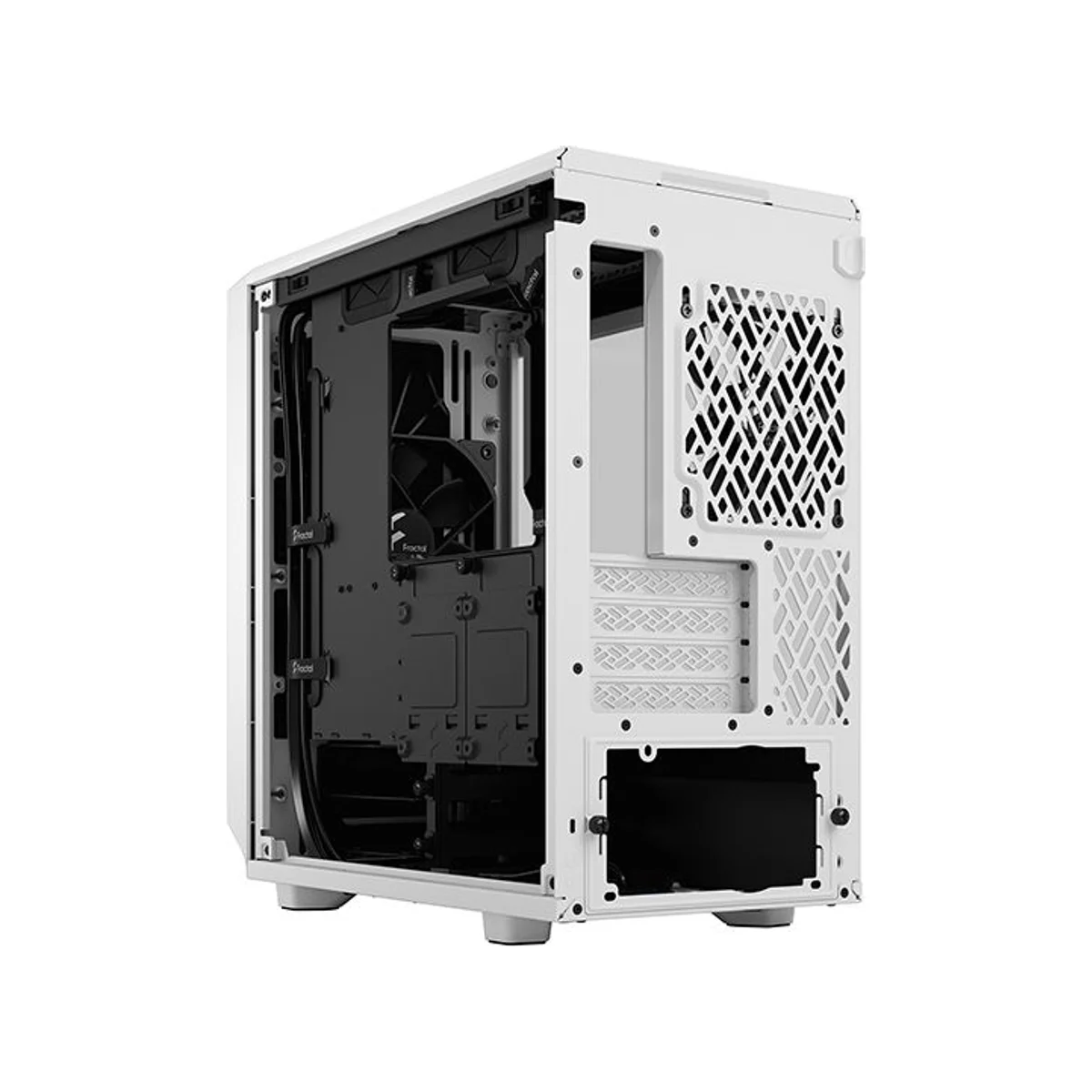 Fractal Meshify 2 Mini White TG clear tint Micro ATX Mid Tower Case (White, mATX, Up to 7 Fans, Tempered Glass) - FD-C-MES2M-02 view 18