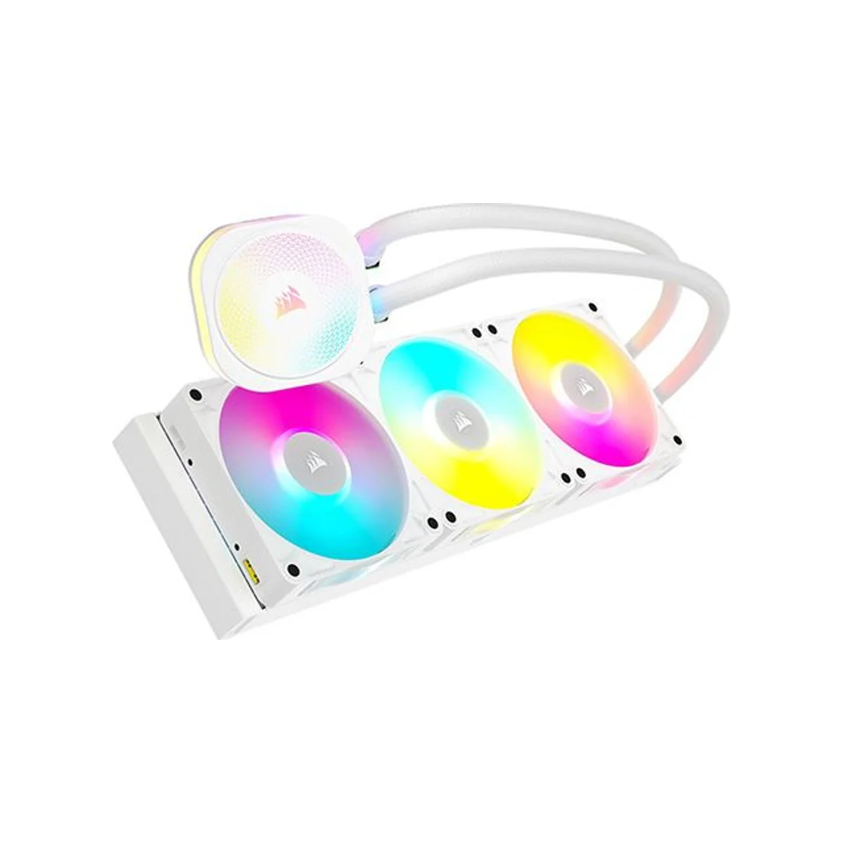 CORSAIR iCUE LINK TITAN 360 RX RGB AIO Liquid CPU Cooler - White - CW-9061021-WW view 2