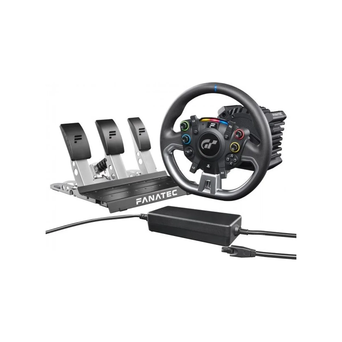Fanatec Gran Turismo DD Pro Premium Bundle Direct Drive Wheel - 8Nm Torque, 2520° Rotation, Exchangeable Quick Release - GT-DDPRO-BUNDLE