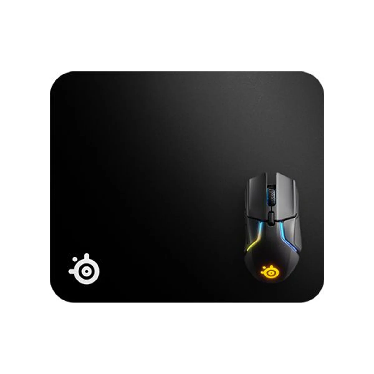 SteelSeries QcK Heavy Cloth Medium Gaming Mouse Pad - Black (4mm Thickness, Micro-woven Cloth, Non-slip Base) - QCK-63836 view 2