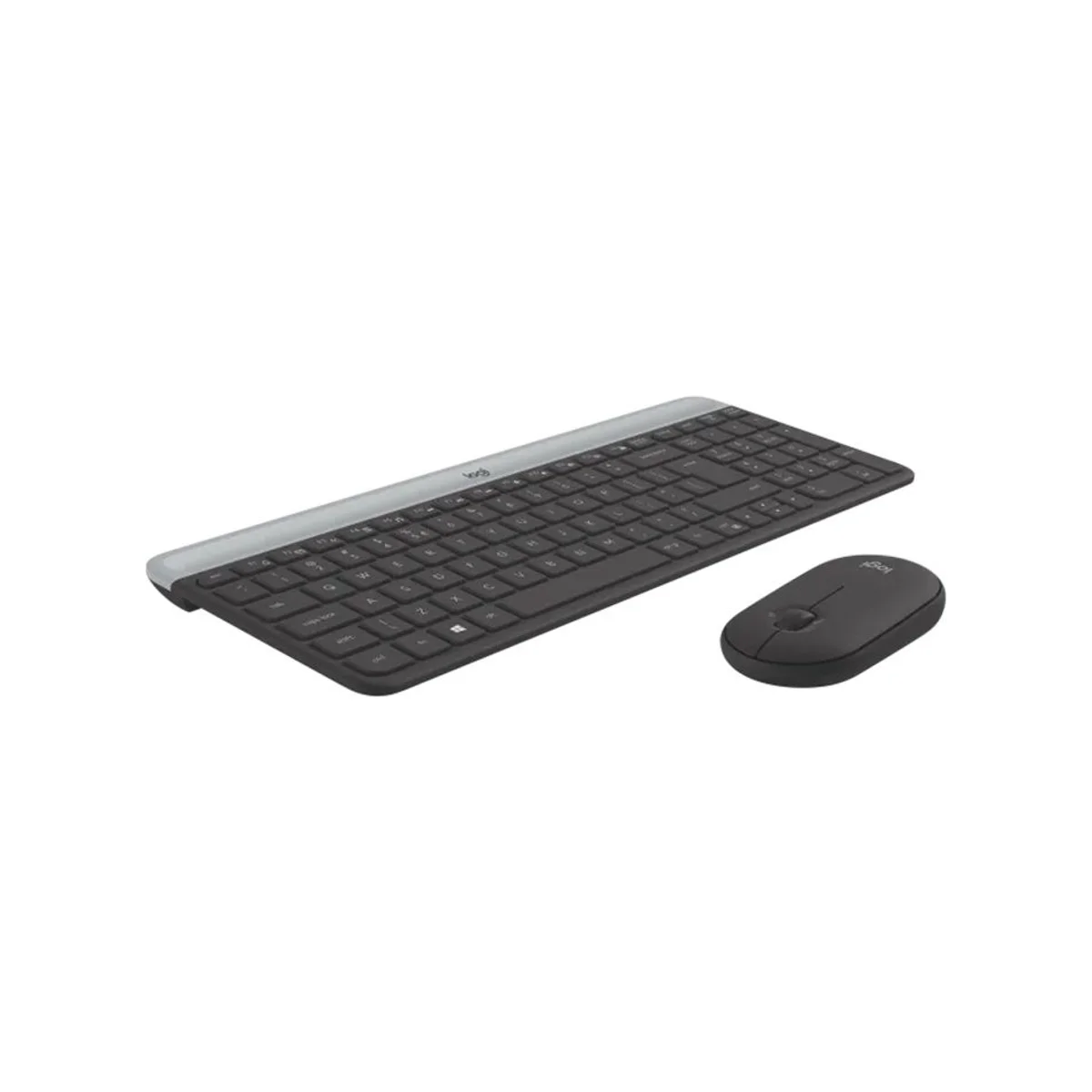 Logitech Slim Wireless Combo MK470 Keyboard and Mouse - Black (Quiet, Slim, Compact, Wireless) - 920-010069 view 2