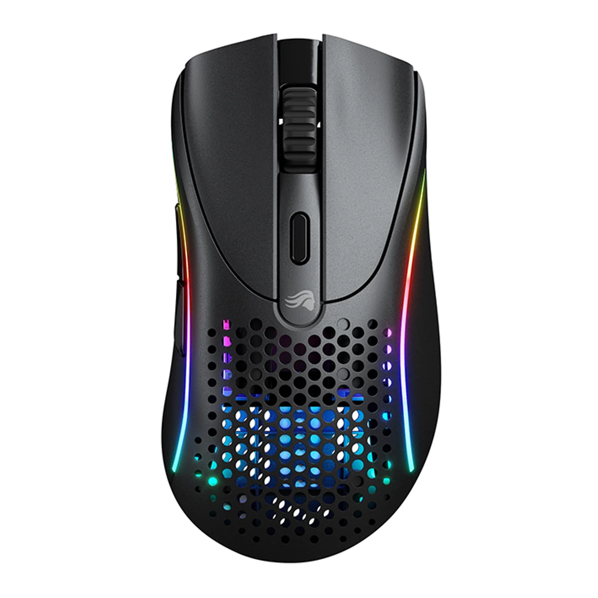 Glorious Model D 2 Wireless RGB Gaming Mouse - Black (26,000 DPI, 650 IPS, 6 Buttons) - GLO-MS-DWV2-MB