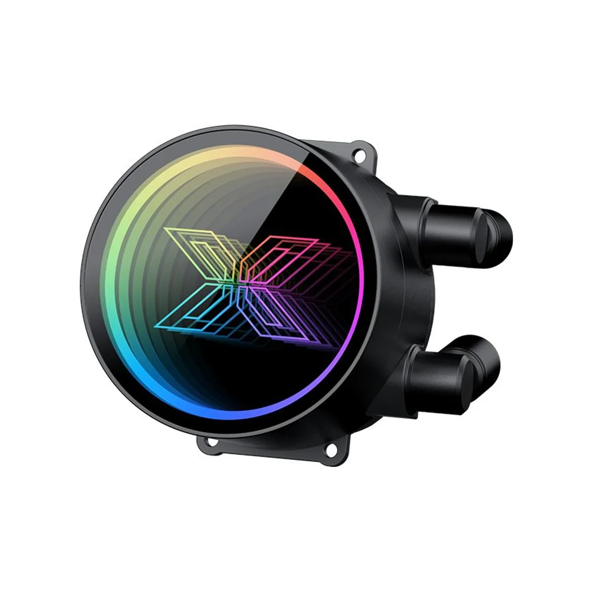 XIGMATEK FENIX II 240 PWM ARGB AIO CPU Liquid Cooler - Black (240mm Radiator, ARGB Fans, LGA1700/AM5 Support) - EN46599 view 4
