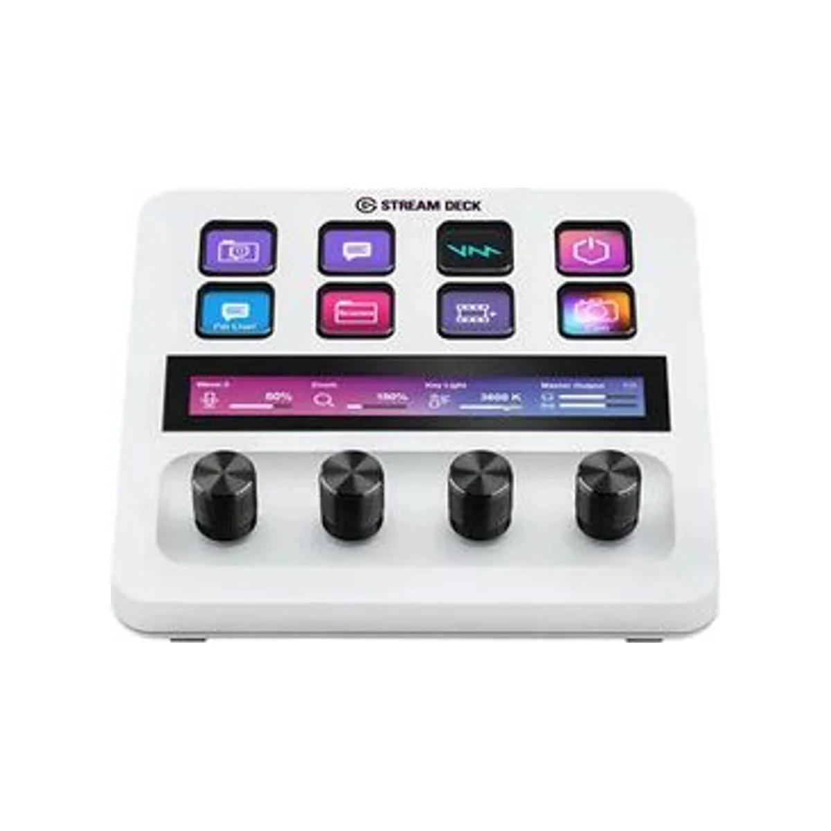 Elgato Stream Deck+ Customizable LCD Keys Audio Mixer & Studio Controller (White) - 10GBD9911 view 2