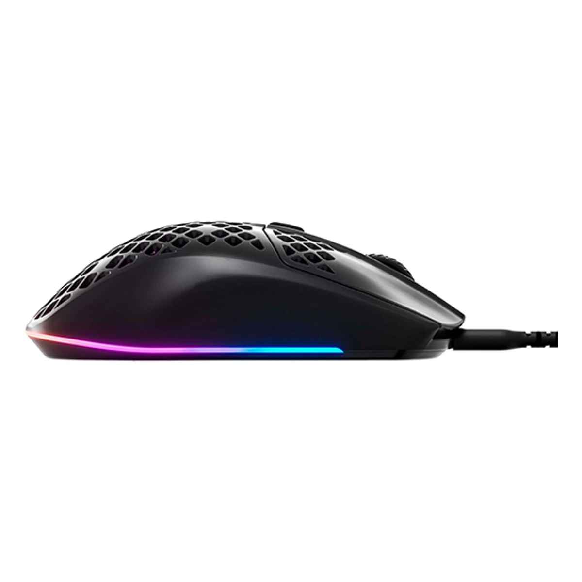 SteelSeries Aerox 3 2022 Edition Lightweight Wired Optical Gaming Mouse - Black (TrueMove Core, 8500 DPI, 57g) - 62611 view 4