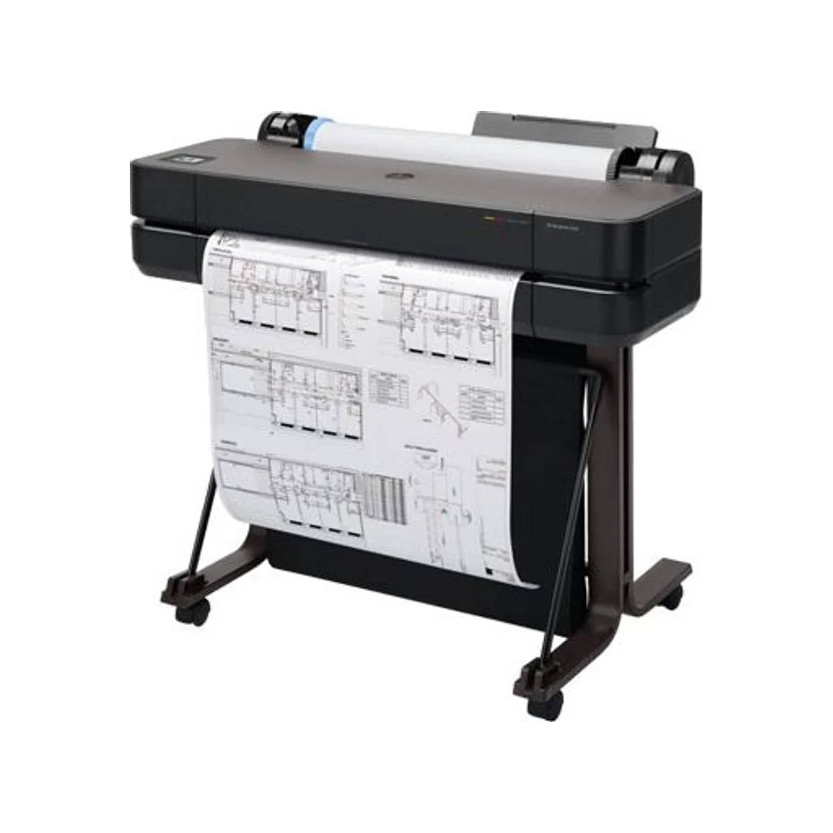 HP DesignJet T630 24-in Plotter Printer (30 sec/page A1, 2400x1200 dpi, Wi-Fi) - 5HB09A - 5HB09A-1 view 2