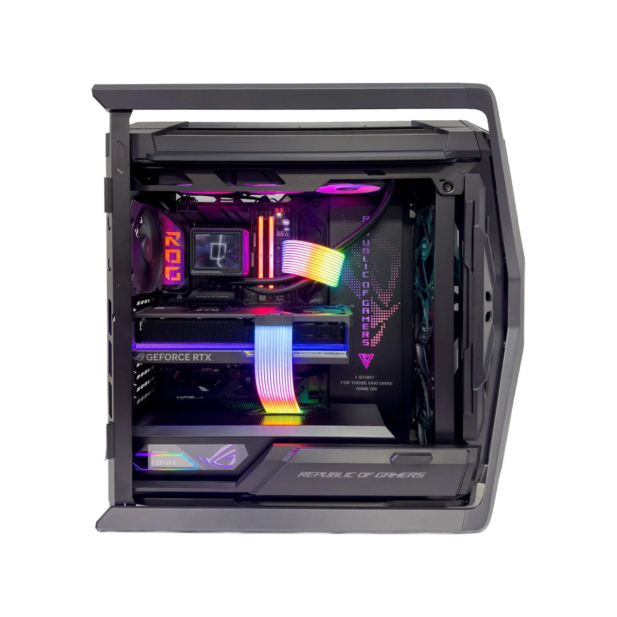 Gaming PC ROG (Ryzen 9 9950X3D, 64 GB DDR5 RAM, RTX 5090 32GB GPU) - Powered by ASUS - Gaming_PC_ROG view 3