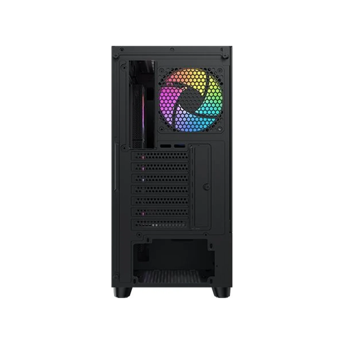 Xigmatek Endorphin Air V2 Tempered Glass ARGB ATX Gaming Case - Black - EN41822 view 4