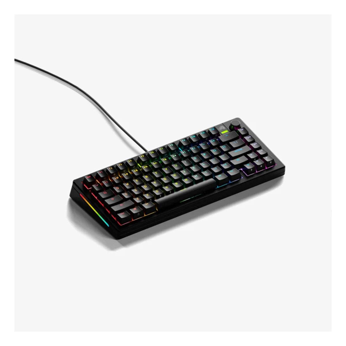 Glorious GMMK 3 75% Prebuilt Wired US Keyboard - Black | GMMK3-75-FOX-W-B view 2