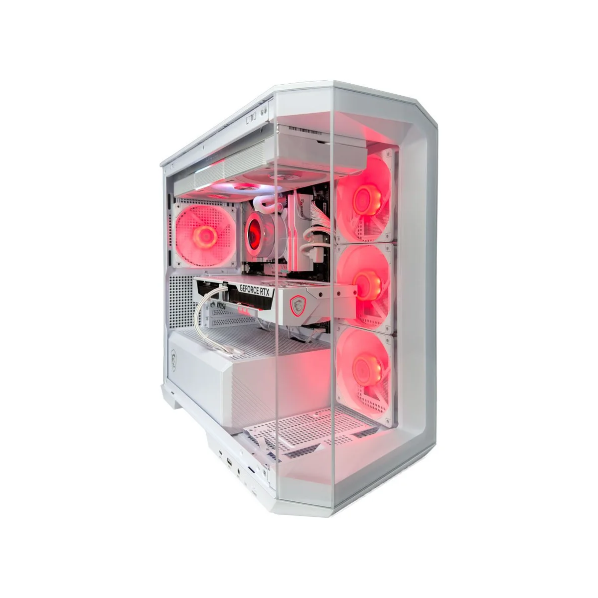 Gaming PC Glacier Ultra 7 265K, 32 GB DDR5 RAM, RTX 5070 12GB GPU - Gaming_PC_Glacier view 2