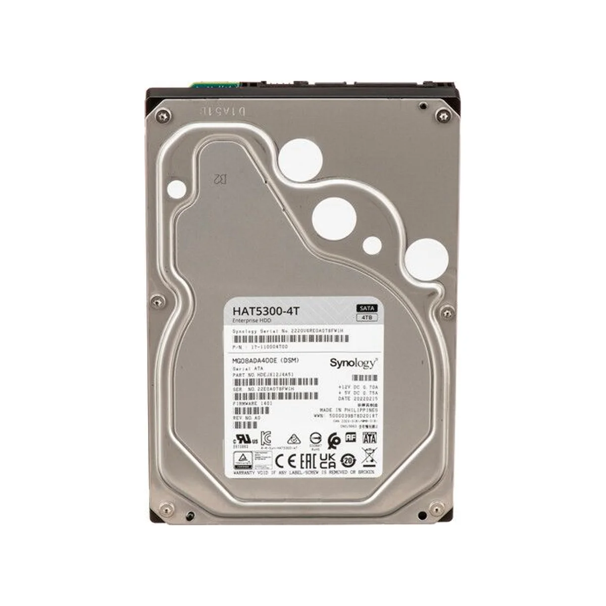 Synology HAT5300 12TB 7200 RPM 256MB SATA HDD – HAT5300-12T view 2