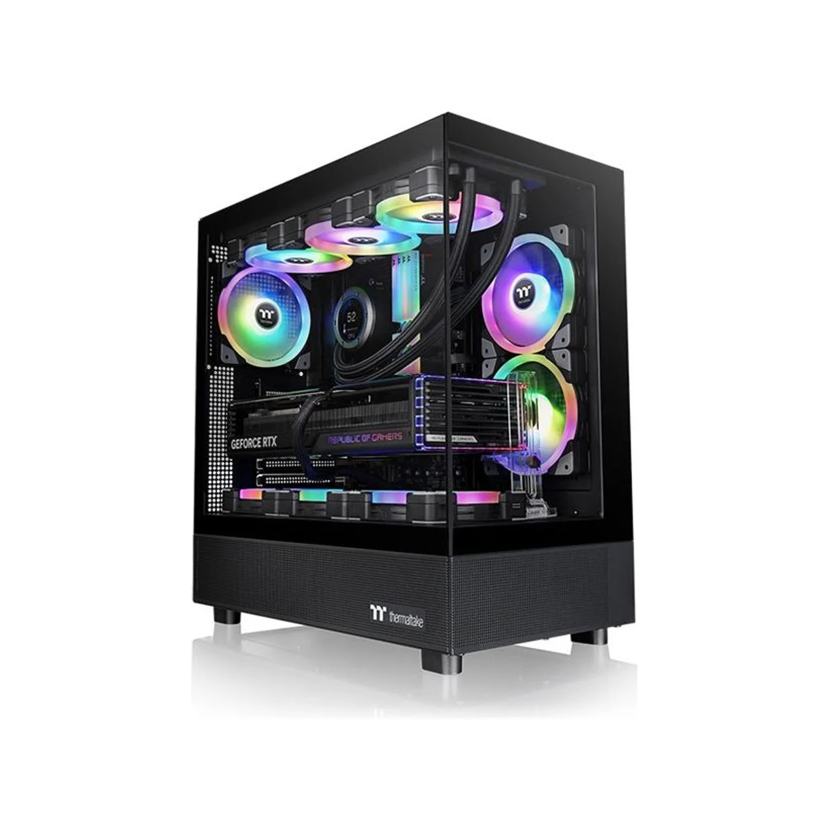Thermaltake View 270 Tempered Glass ATX Gaming Case - Black - CA-1Y7-00M1WN-00