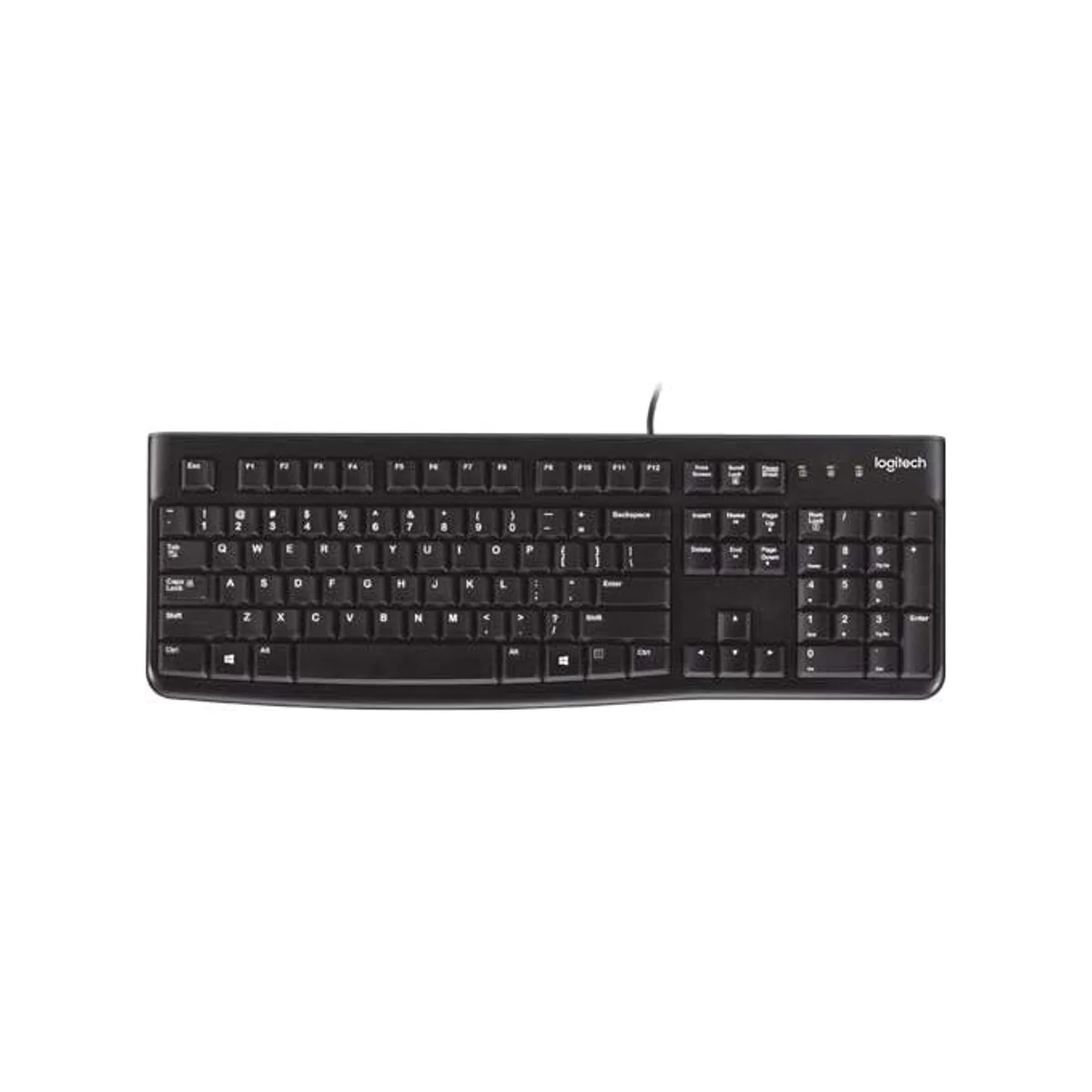 Logitech K120 Wired Keyboard - Quiet Typing, Spill-Resistant, Plug-and-Play USB - 920-002508