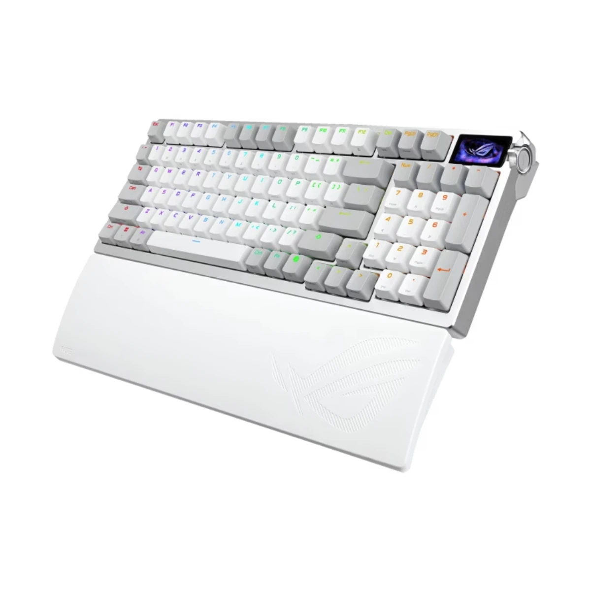 ASUS ROG AZOTH 96 HE HFX V2 Magnetic Switches Keyboard - White | 90MP040H-BKCA10 view 3