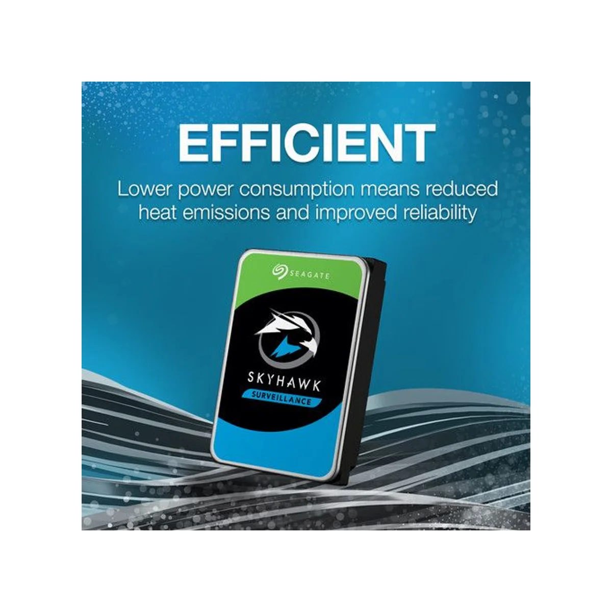 Seagate SkyHawk 2TB 7200RPM 64MB Cache SATA III 3.5" Surveillance HDD – ST2000VX008 view 6