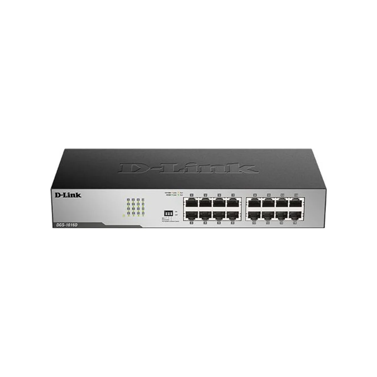 D-Link DES-1016D 16-Port Fast Ethernet Unmanaged Switch (PoE Capable) - DES 1016D