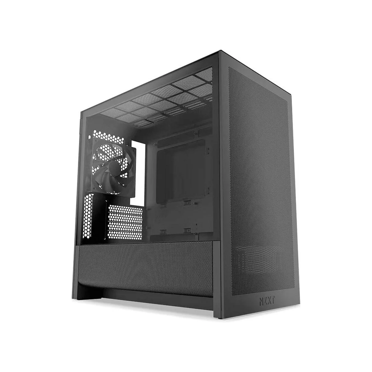 NZXT H3 Flow (2025) Micro-ATX Mid Tower Case - All Black - CC-H31FB-01