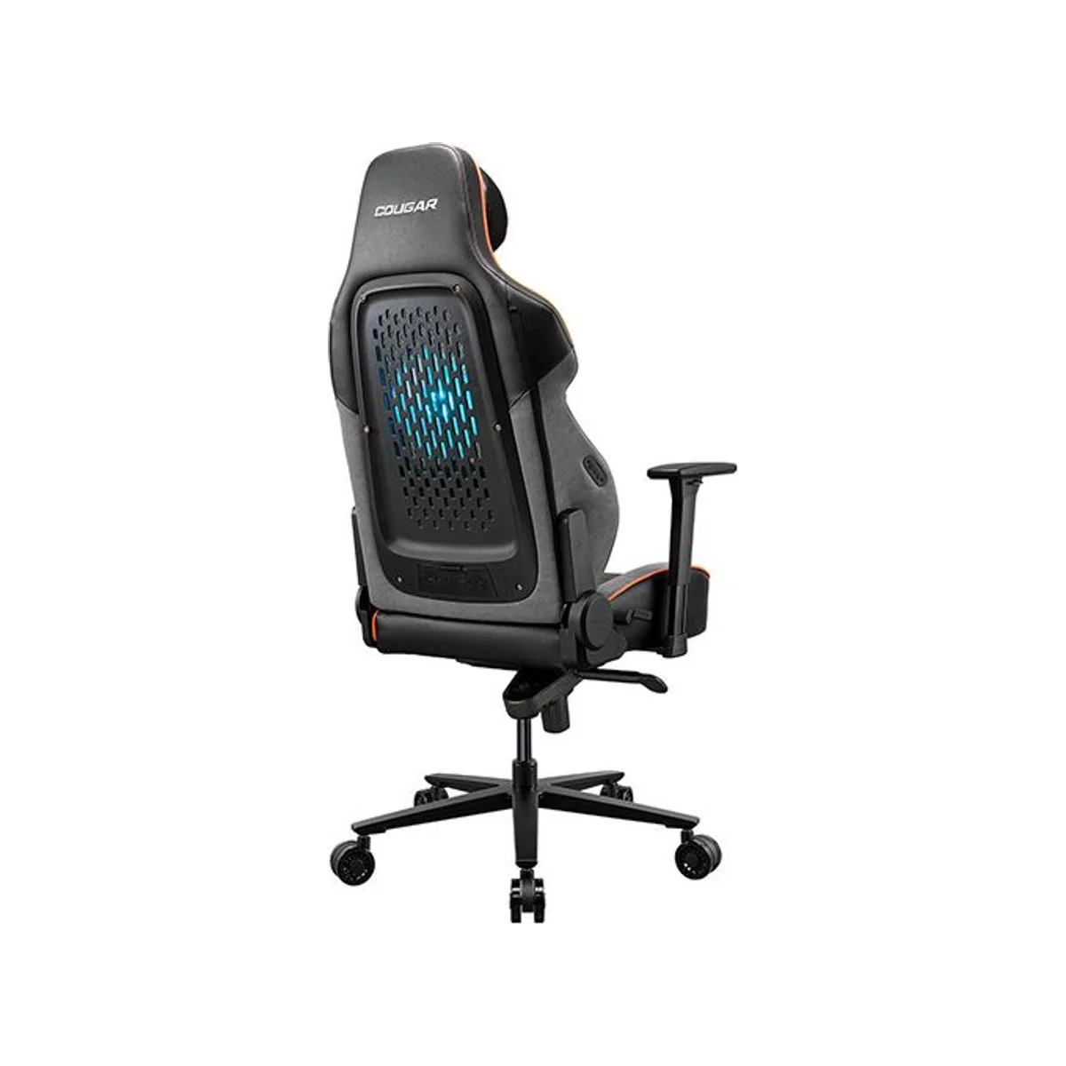 COUGAR NxSys Aero Gaming Chair - Black/Orange (Integrated RGB Fan, Breathable Mesh, Lumbar Support) - 3MARP0RB.0001 view 5